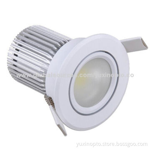 10W COB LED Downlight, 60 -degree Beam Angle